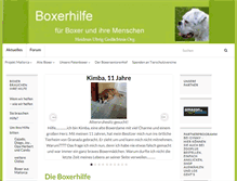 Tablet Screenshot of boxerhilfe.de